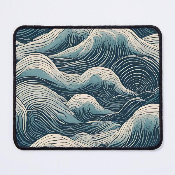 Item preview, Stylized Sea Undulations designed and sold by Karina Creative Studio.