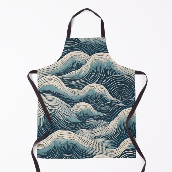 Item preview, Stylized Sea Undulations designed and sold by Karina Creative Studio.