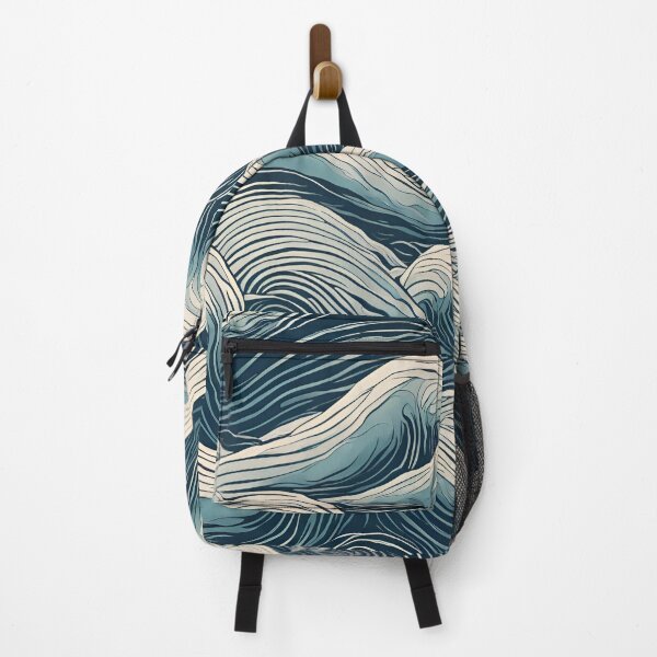 Item preview, Stylized Sea Undulations designed and sold by Karina Creative Studio.