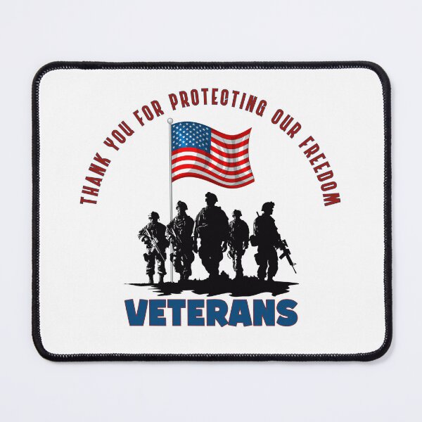 Item preview, Thank you, veterans, for protecting our freedom. designed and sold by bAIryBarn.