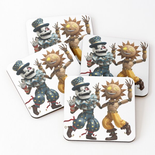 Item preview, Sun and Moon FNAF Security Breach Fan Art designed and sold by Neesu.