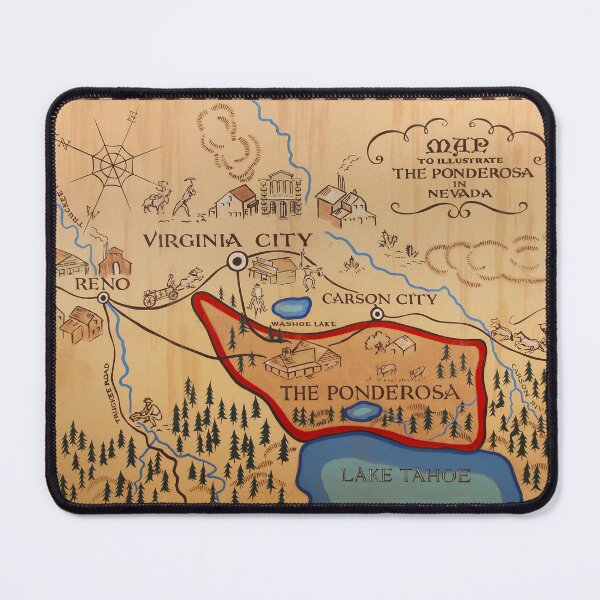 Item preview, Directions to the Ponderosa designed and sold by Obscura Tee.