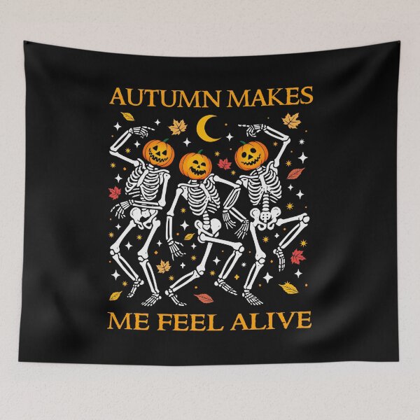Item preview, Funny Halloween Dancing Skeletons Autumn Fall Jack O Lantern Costume  designed and sold by Bad Kitty Designz.