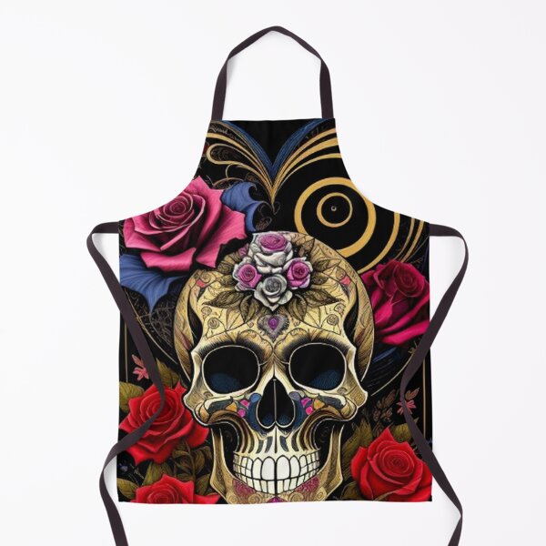 Item preview, Gothic Skull Roses designed and sold by TheDarkWardrobe.
