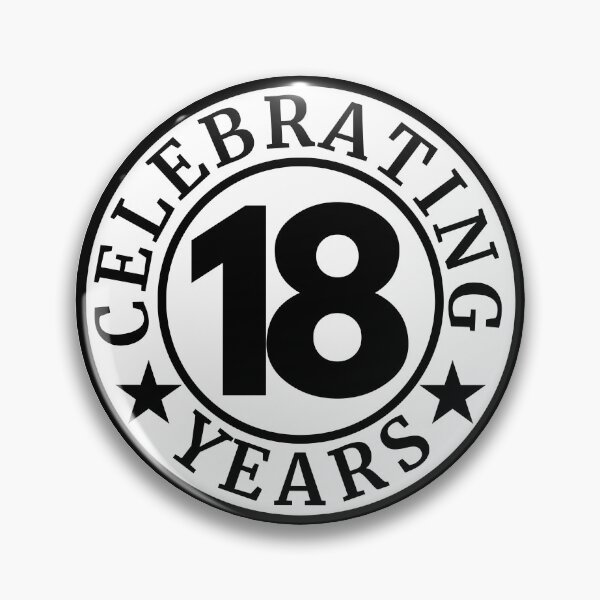 Item preview, 18th Birthday - Celebrating 18 Years Anniversary Milestone designed and sold by highflycrafts.