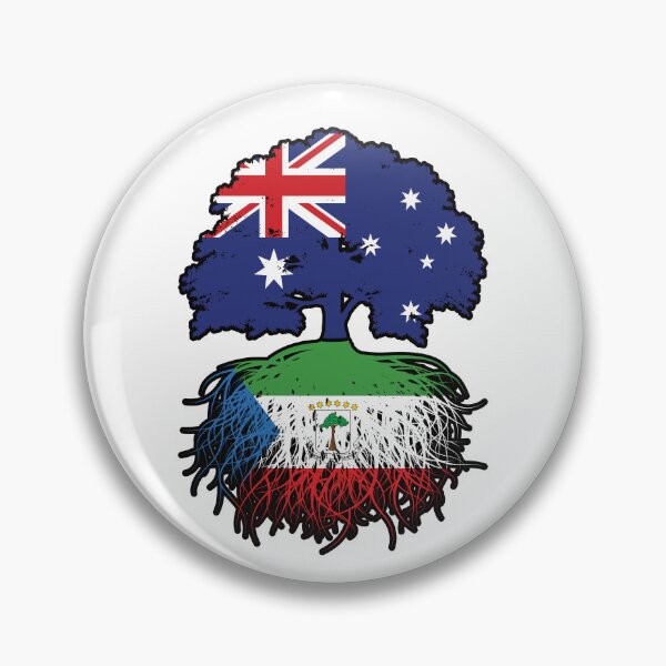 Item preview, Equatorial Guinea Equatorial Guinean Australian Australia Tree Roots Flag designed and sold by FlagX.
