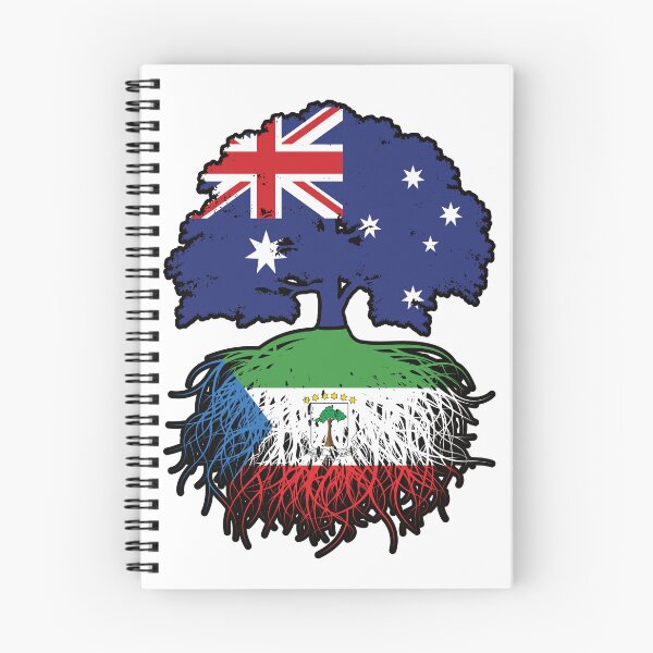 Item preview, Equatorial Guinea Equatorial Guinean Australian Australia Tree Roots Flag designed and sold by FlagX.
