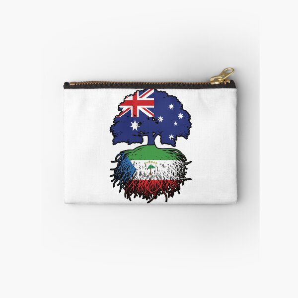 Item preview, Equatorial Guinea Equatorial Guinean Australian Australia Tree Roots Flag designed and sold by FlagX.