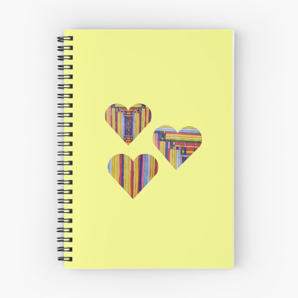 Aperçu de l'œuvre Coeurs géométriques colorés créée et vendue par SoftGayCryptids.