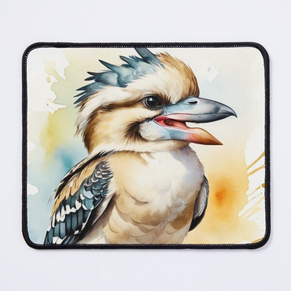 Item preview, Watercolor Laughing Kookaburra  designed and sold by ChaosReigns91.