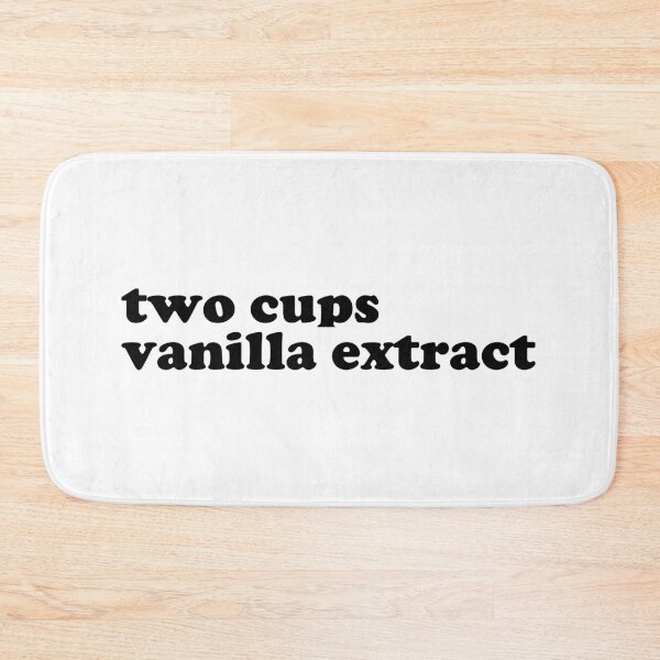 Item preview, two cups vanilla extract designed and sold by dogfish-art.