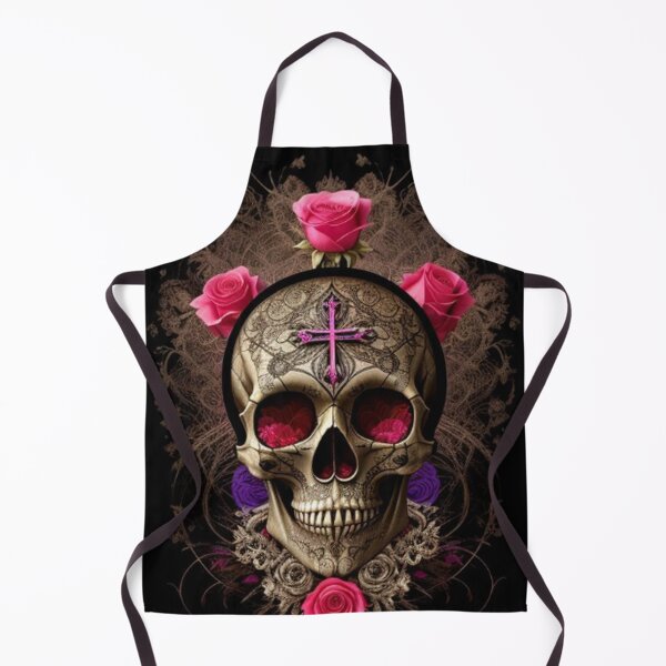 Item preview, Gothic Skull Roses designed and sold by TheDarkWardrobe.