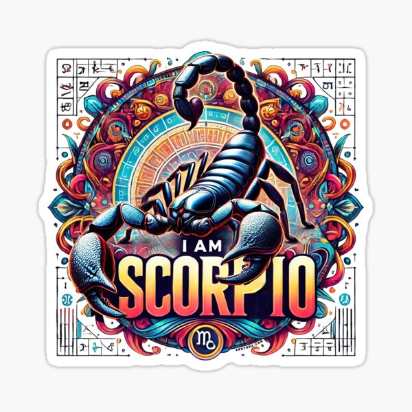 I am Scorpio Sticker