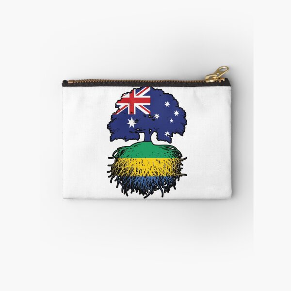 Item preview, Gabon Gabonese Australian Australia Tree Roots Flag designed and sold by FlagX.