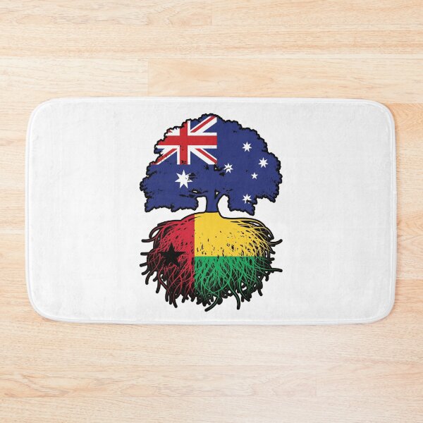 Item preview, Guinea-Bissau Bissau-Guinean Australian Australia Tree Roots Flag designed and sold by FlagX.