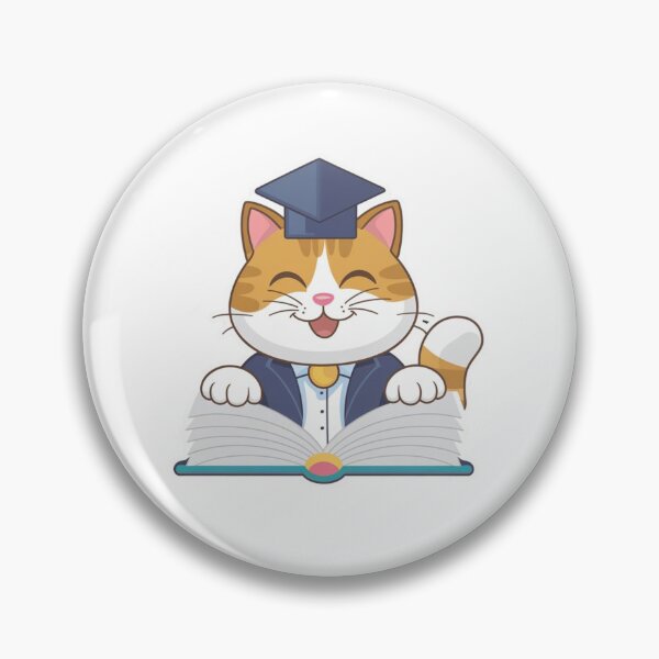 Item preview, Purrfessor of Knowledge – Wise Cat Teacher Sticker designed and sold by StyleSwitch.