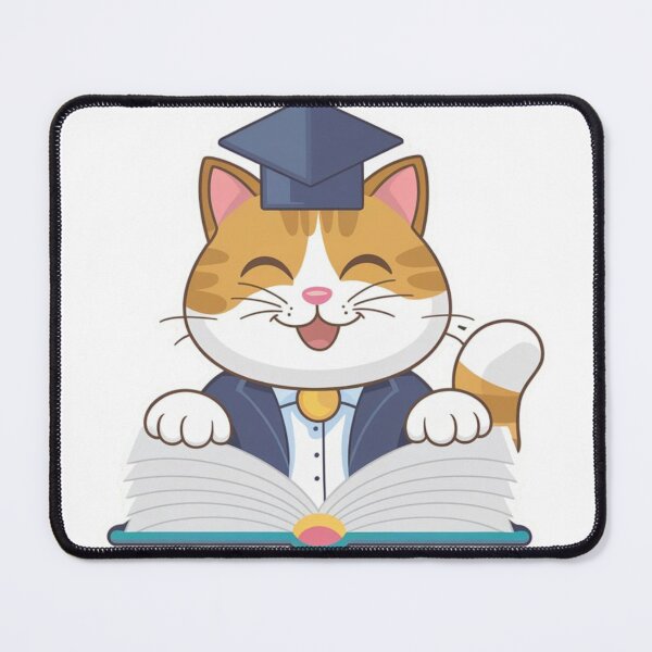 Item preview, Purrfessor of Knowledge – Wise Cat Teacher Sticker designed and sold by StyleSwitch.