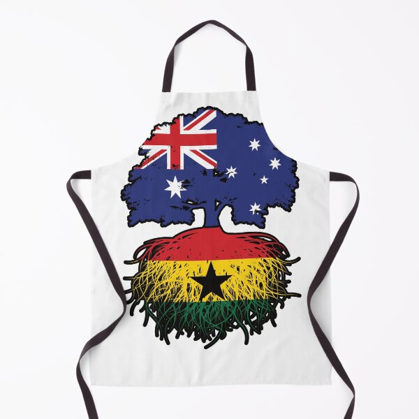 Item preview, Ghana Ghanaian Australian Australia Tree Roots Flag designed and sold by FlagX.