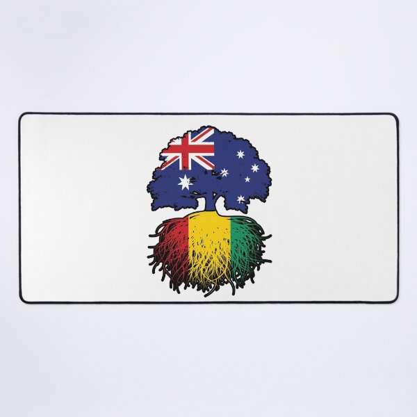 Item preview, Guinea Guinean Australian Australia Tree Roots Flag designed and sold by FlagX.