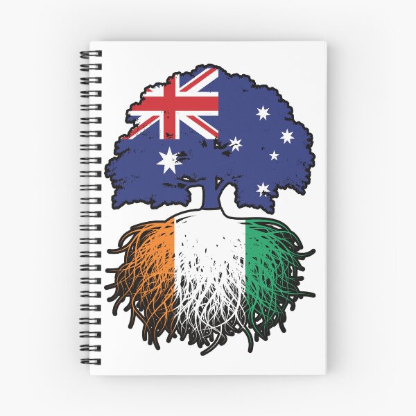 Item preview, Ivory Coast Ivorian Australian Australia Tree Roots Flag designed and sold by FlagX.