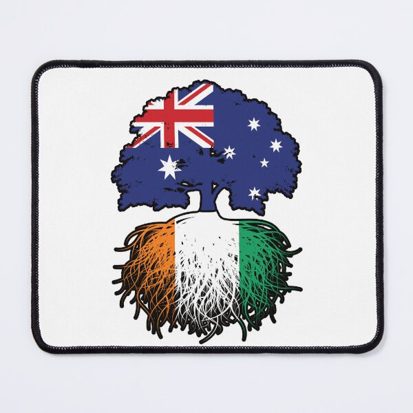 Item preview, Ivory Coast Ivorian Australian Australia Tree Roots Flag designed and sold by FlagX.
