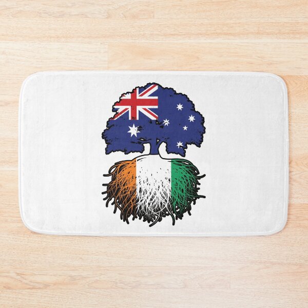 Item preview, Ivory Coast Ivorian Australian Australia Tree Roots Flag designed and sold by FlagX.