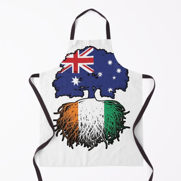Item preview, Ivory Coast Ivorian Australian Australia Tree Roots Flag designed and sold by FlagX.