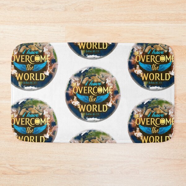 Artikelvorschau, Überwinde die Welt (Globus-Version) entworfen und verkauft von LAdigitals.