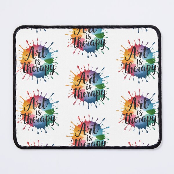 Item preview, Art is Therapy Rainbow Paint Splatter  designed and sold by Michele Bergh.