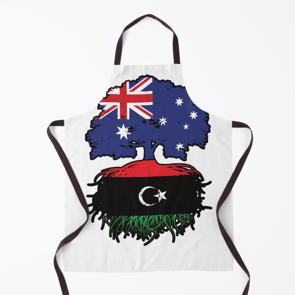Item preview, Libya Libyan Australian Australia Tree Roots Flag designed and sold by FlagX.