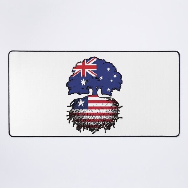 Item preview, Liberia Liberian Australian Australia Tree Roots Flag designed and sold by FlagX.