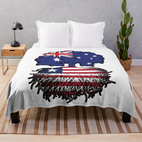 Item preview, Liberia Liberian Australian Australia Tree Roots Flag designed and sold by FlagX.