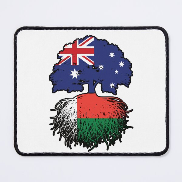 Item preview, Madagascar Malagasy Australian Australia Tree Roots Flag designed and sold by FlagX.