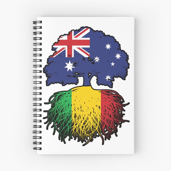 Item preview, Mali Malian Australian Australia Tree Roots Flag designed and sold by FlagX.