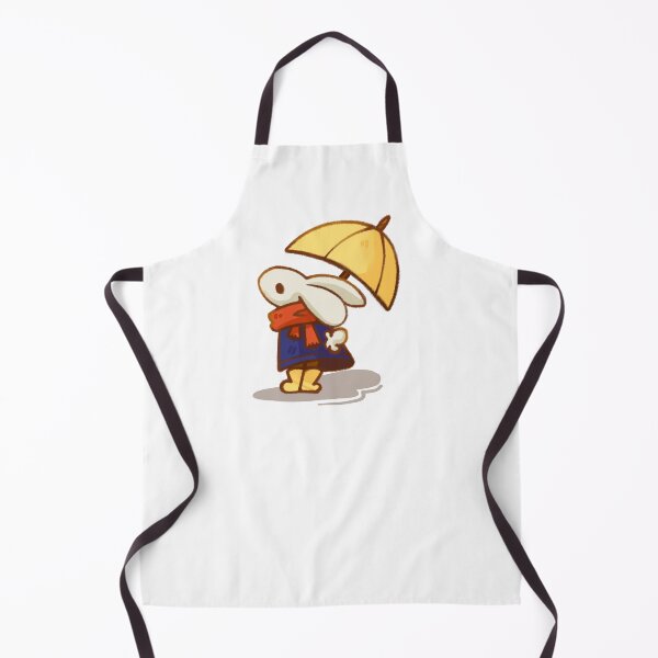 Item preview, autumn bunny in a raincoat designed and sold by Summer-Studio.