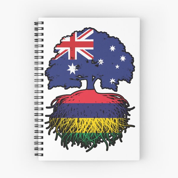 Item preview, Mauritius Mauritian Australian Australia Tree Roots Flag designed and sold by FlagX.
