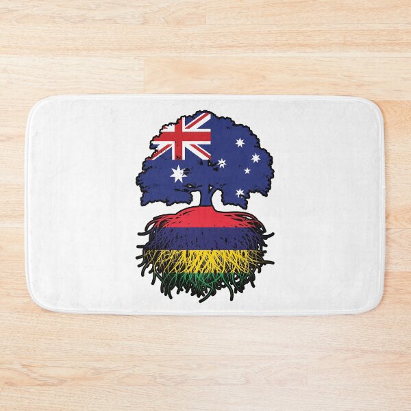 Item preview, Mauritius Mauritian Australian Australia Tree Roots Flag designed and sold by FlagX.
