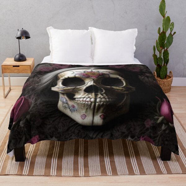 Item preview, Gothic Skull Roses designed and sold by TheDarkWardrobe.