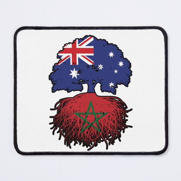 Item preview, Morocco Moroccan Australian Australia Tree Roots Flag designed and sold by FlagX.