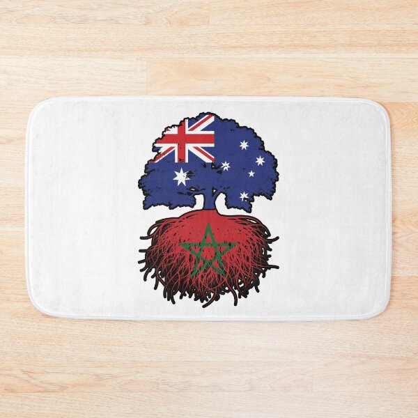 Item preview, Morocco Moroccan Australian Australia Tree Roots Flag designed and sold by FlagX.