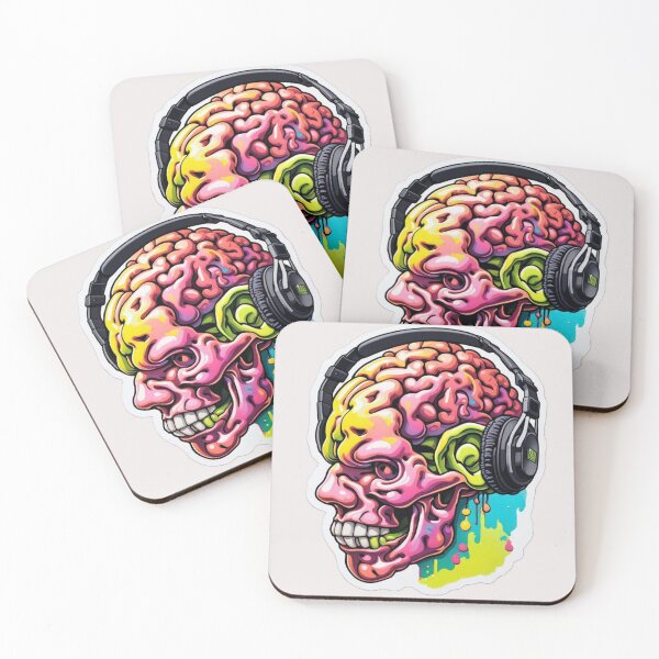Item preview, Headphones to Brain - Candied Beats #6 of 6 designed and sold by HauntedOpera.