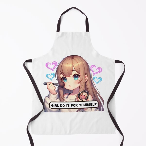 Item preview, Girl putting on make up (Girl Do It For Yourself stickers and  designed and sold by CRandRRstickers.