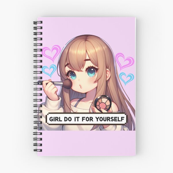 Item preview, Girl putting on make up (Girl Do It For Yourself stickers and  designed and sold by CRandRRstickers.