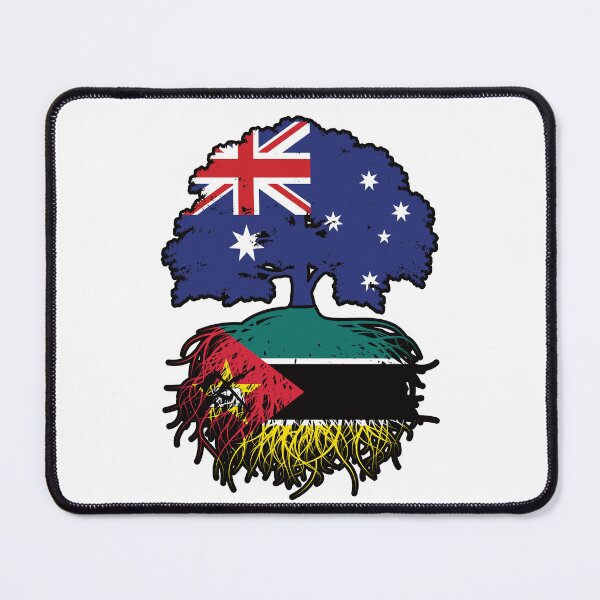 Item preview, Mozambique Mozambican Australian Australia Tree Roots Flag designed and sold by FlagX.