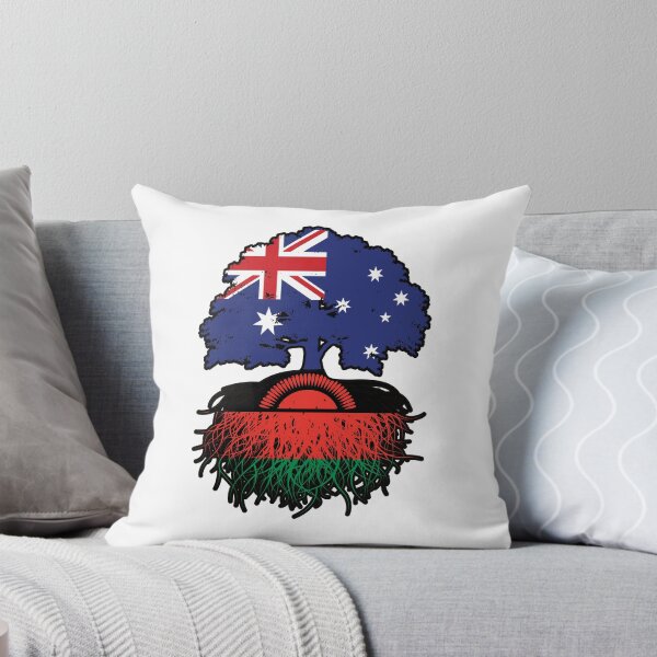 Item preview, Malawi Malawian Australian Australia Tree Roots Flag designed and sold by FlagX.