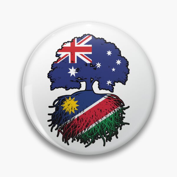 Item preview, Namibia Namibia Australiano Australia Árbol Raíces Bandera designed and sold by FlagX.