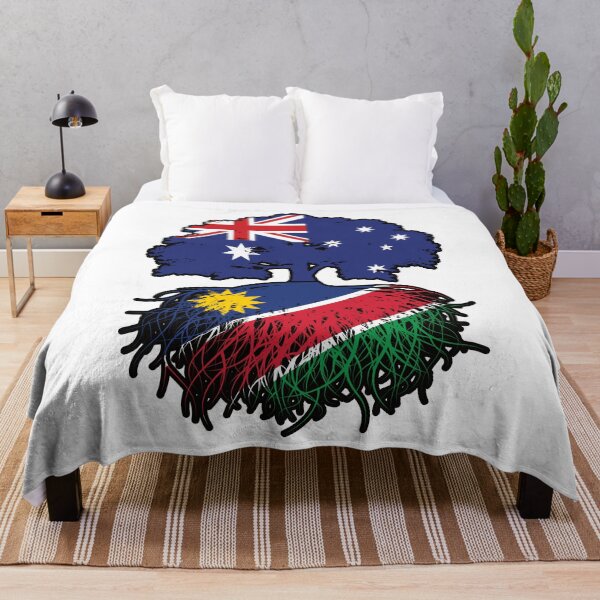 Item preview, Namibia Namibian Australian Australia Tree Roots Flag designed and sold by FlagX.