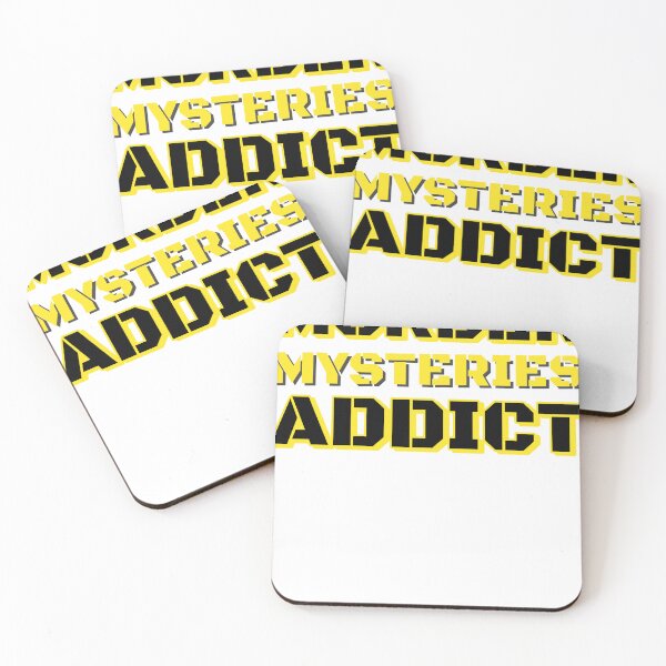 Item preview, Murder Mysteries Addict designed and sold by NuttySqueaky.