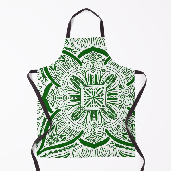 Aperçu de l'œuvre Motif imprimé miroir vert créée et vendue par love-alpine.