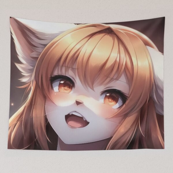 Item preview, Cute Fox Furry designed and sold by H2Anime.
